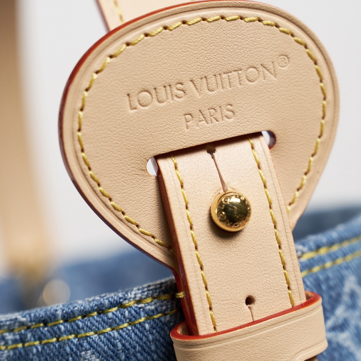 Louis Vuitton All In BB Monogram Denim Bucket Bag — Blue - Image 6
