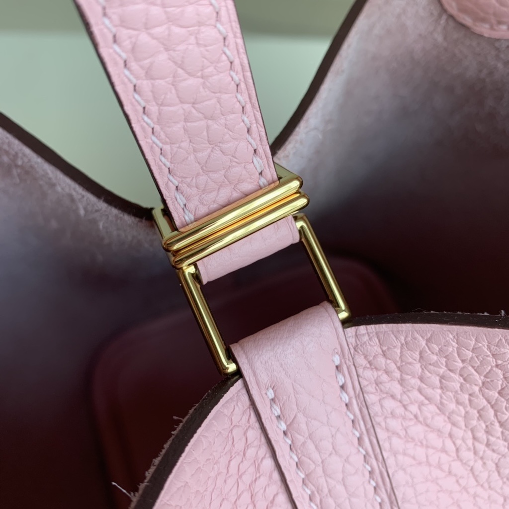 Hermès Picotin Lock 22 — Rose Sakura - Image 4