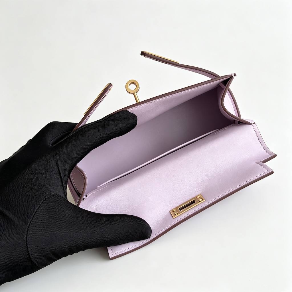 Hermès Mini Kelly II 20 — Mauve Sylvestre - Image 6