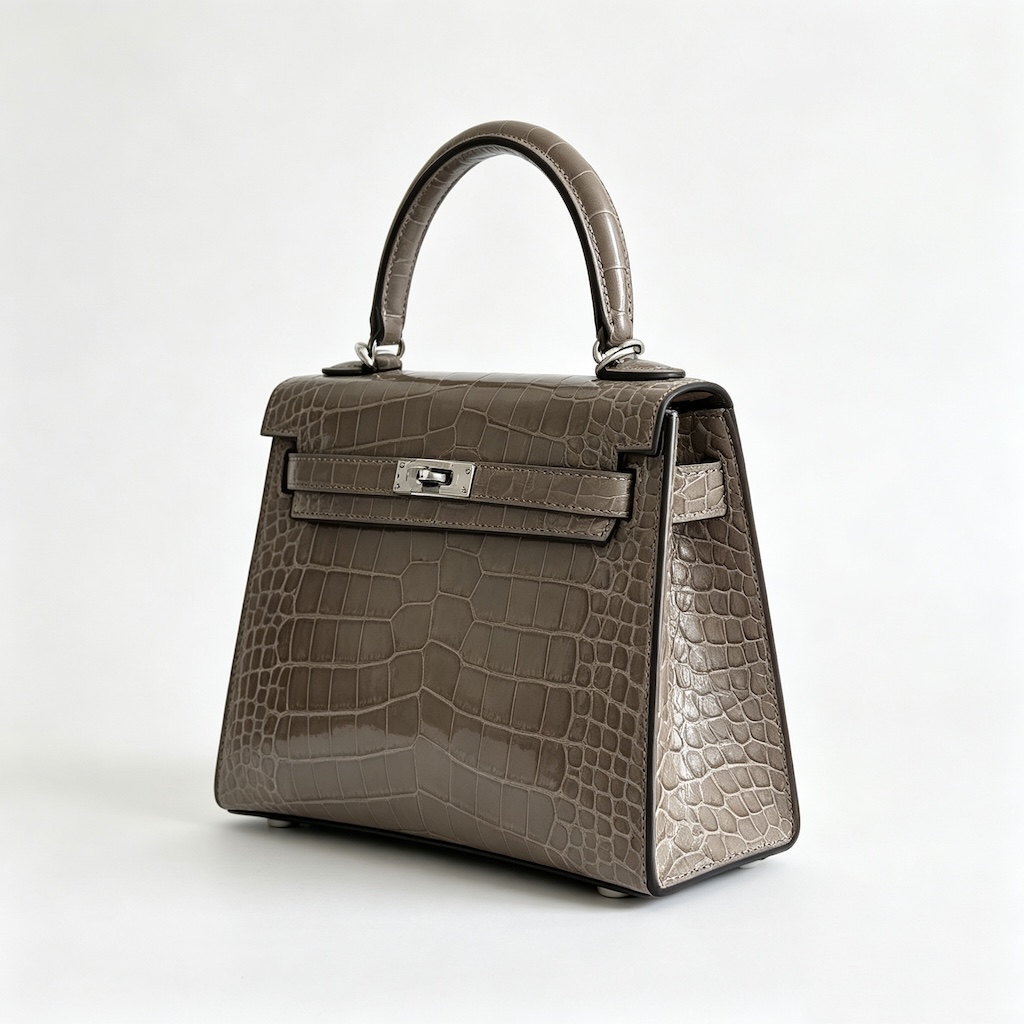 Hermès Mini Kelly II 20 — Gris Asphalte - Image 2
