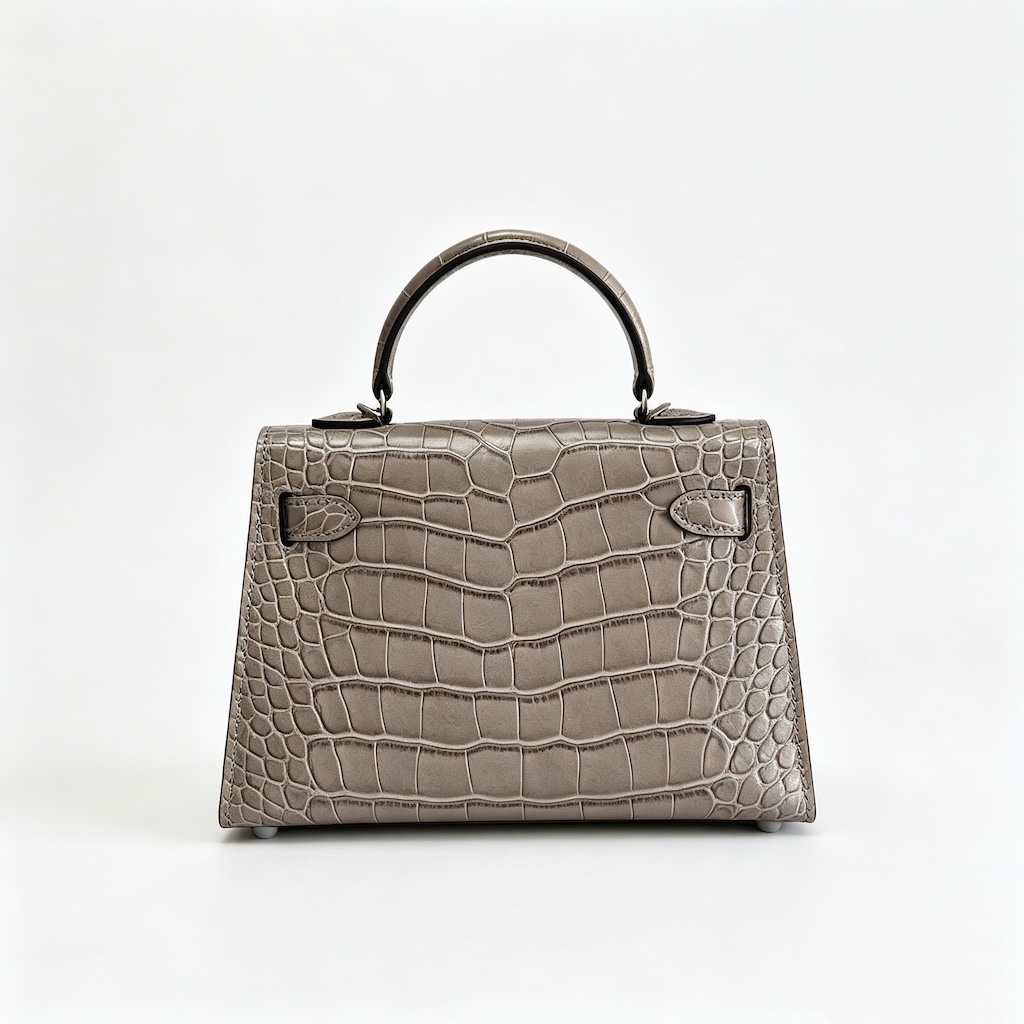 Hermès Mini Kelly II 20 — Gris Asphalte - Image 3