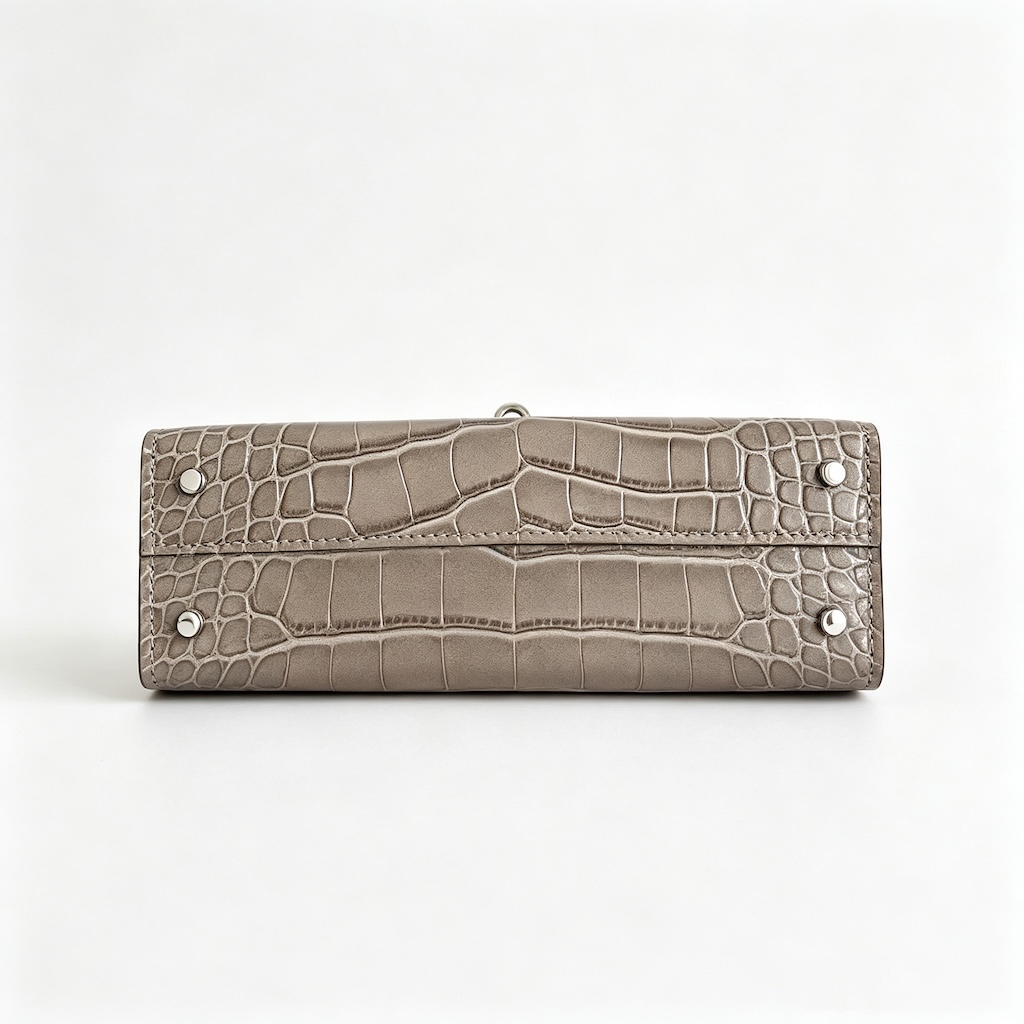 Hermès Mini Kelly II 20 — Gris Asphalte - Image 4