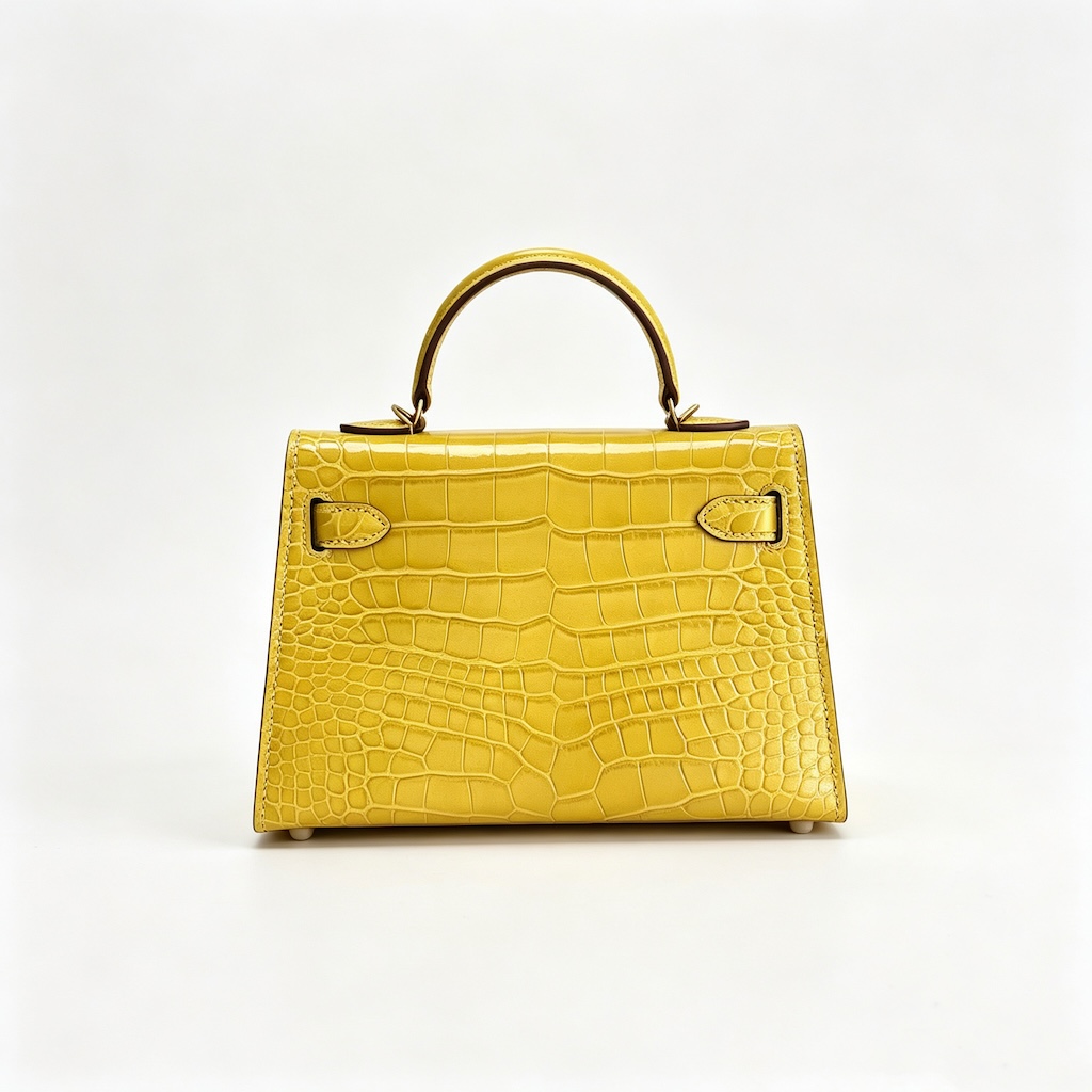 Hermès Mini Kelly II 20 — Jaune Ambre - Image 3
