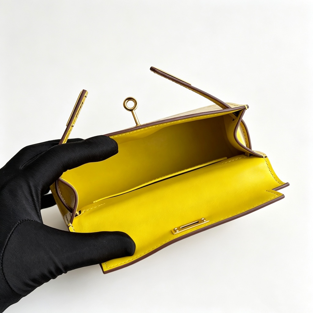 Hermès Mini Kelly II 20 — Jaune Ambre - Image 5