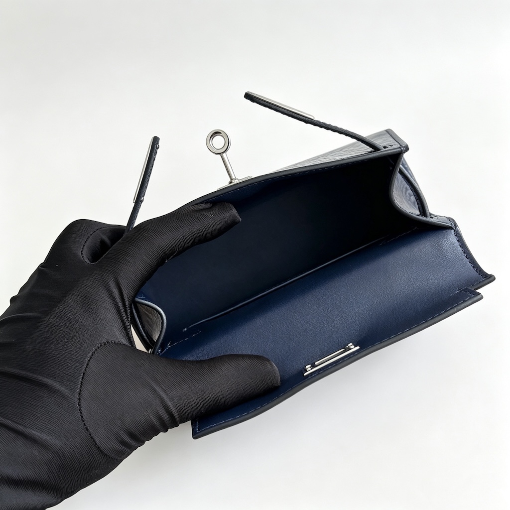 Hermès Mini Kelly II 20 — Blue Saphir - Image 5