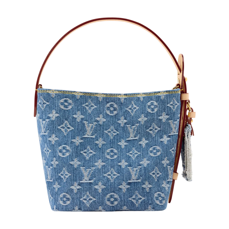 Louis Vuitton All In BB Monogram Denim Bucket Bag — Blue - Image 2