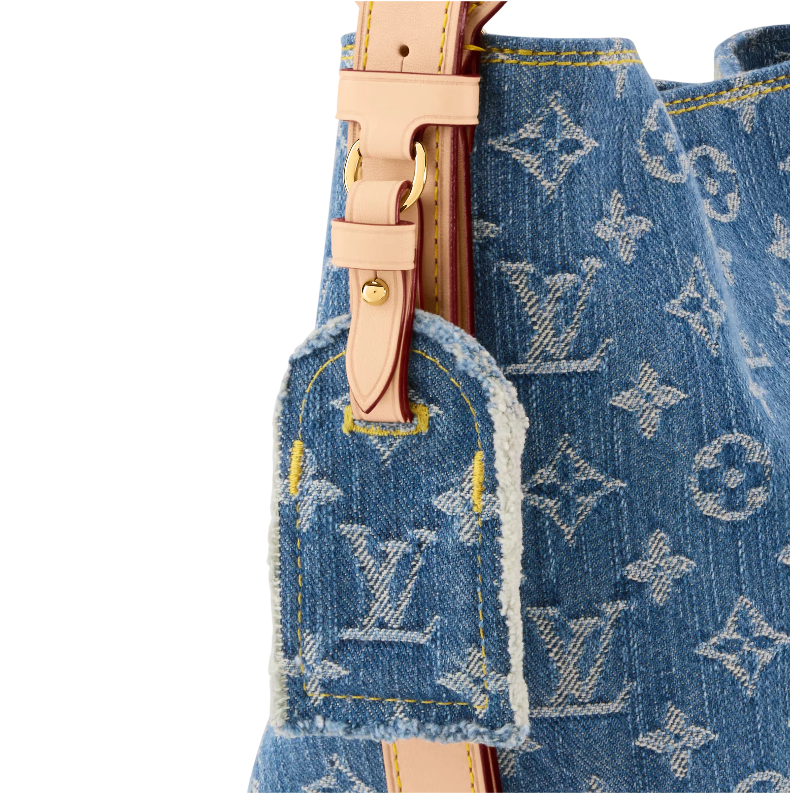 Louis Vuitton All In BB Monogram Denim Bucket Bag — Blue - Image 3