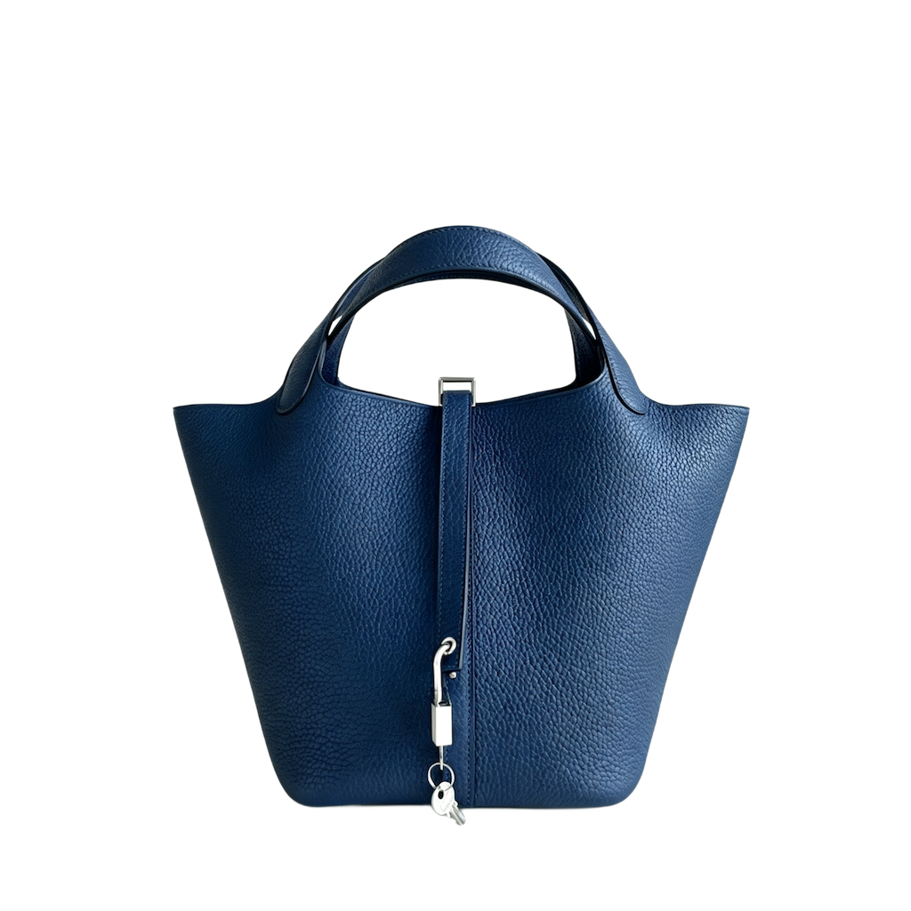Hermès Picotin Lock 22 — Bleu Nuit