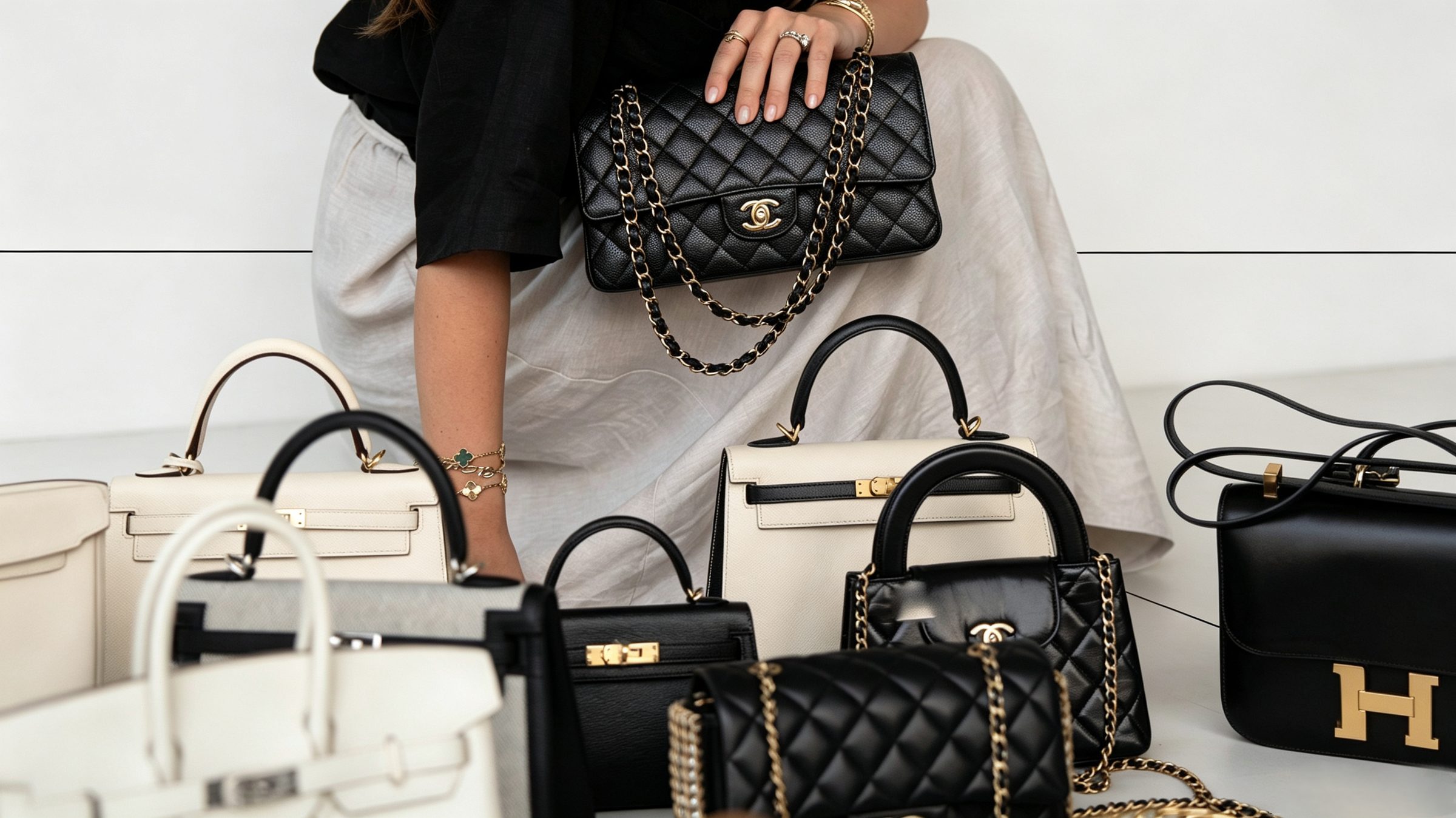 Authenticated pre-owned luxury handbags